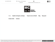 Tablet Screenshot of modahombrearanjuez.com